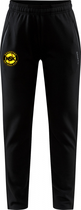 Craft - Nsk Sweatpants W. Zip Women - Black